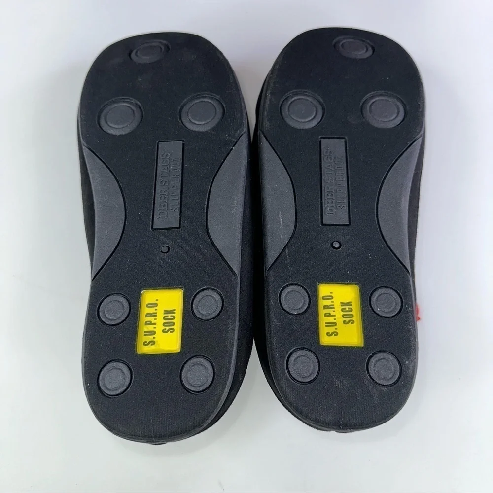 NEW Deer Stags Slipperooz Wherever Men's Slippers Midnight Black house shoes